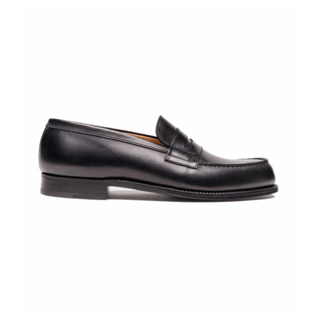 Mocassin en cuir noir JMW 180 – vue détaillée